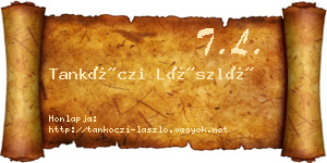 Tankóczi László névjegykártya